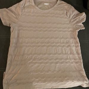 Light pink ruffle shirt